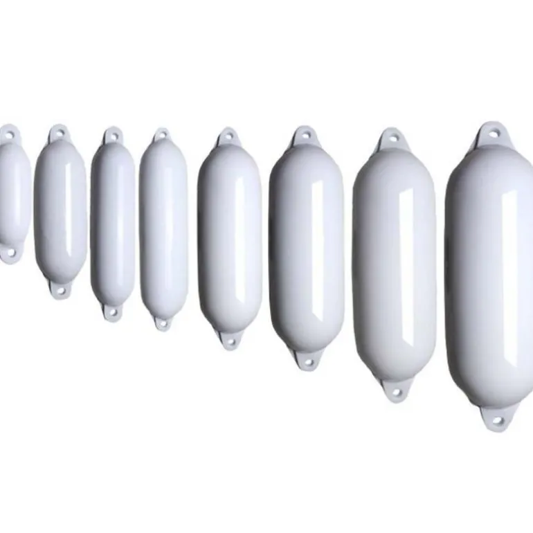 Pare-battage Eco Fender 4 - 2 yeux - ø19x68cm - blanc