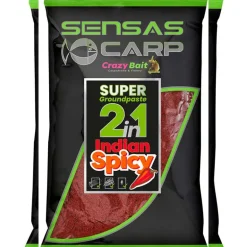 Pate d'Eschage Sensas Super Groundpaste 2en1 Indian Spicy 1kg