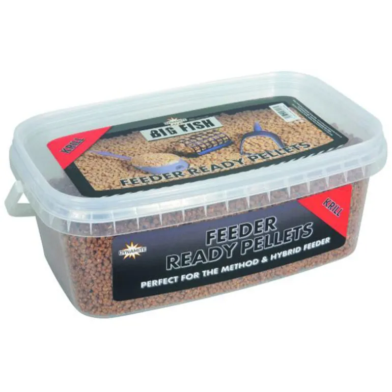 Pellet Dynamite Baits Big Fish Feeder Ready Pellets Arôme Krill 2mm, 1.2kg