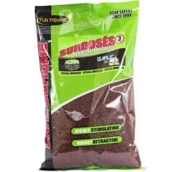 Pellets d'amorçage coup fun fishing moelleux ail 700g 3mm