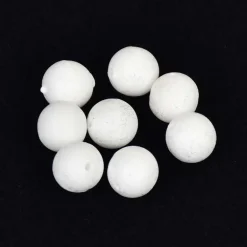 Perles rondes flottantes Sunset blanches (x20)