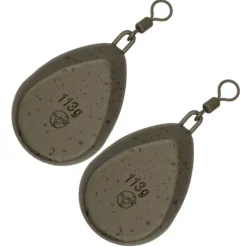 Plomb à émerillon korda flat pear swivel (x2)