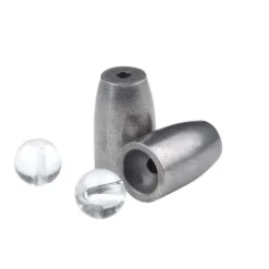 Plomb Balle en Acier Inoxydable Spro Stainless Steel Bullet Sinkers + Billes