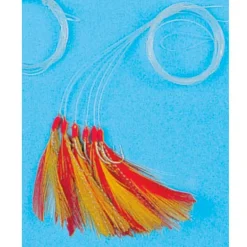 Plume de Mer Fine Flashmer 3 Hameçons N°2 Couleur