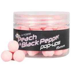Pop up Dynamite Baits N-Ticers Peach & Black Pepper 15mm