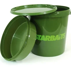 Seau Starbaits Container 33 L Seau Principal + Bassine 7,9 L + Couvercle Hermétique