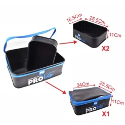 Set Eva de 3 Boites Type Groundbait Garbolino