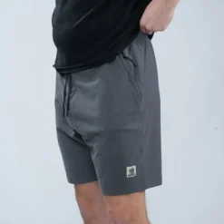 short Nash Make it Happen Badge Grey Marl