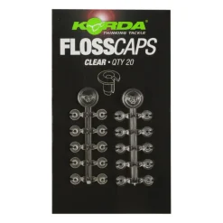 Stop appât carpe korda floss caps clear (x20)