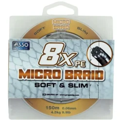 Tresse ASSO Micro Braid x8 PE 150M Marron