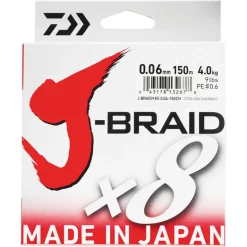 Tresse Daiwa J-Braid x8 Dark Green 150m