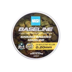 Tresse Nash Baseline Sinking Braid UV Yellow 1200m