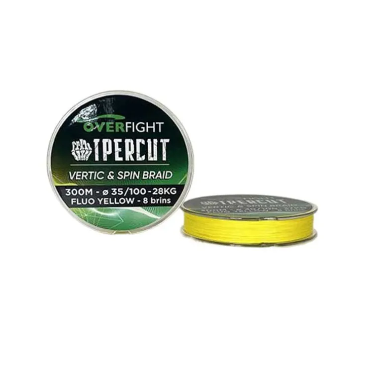 Tresse Overfight Ipercut Spin and Vertic Braid yel 300m