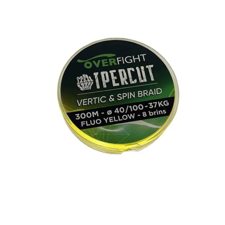 Tresse Overfight Ipercut Spin and Vertic Braid yel 300m