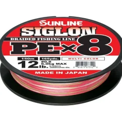 Tresse Sunline Siglon Braid Pe 8X Multicolor - 150M