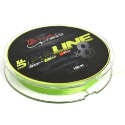 Tresse Ultimate Fishing UF PE LINE X8 CHARTREUSE 150m