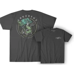 T-shirt Grundens Mermaid SS T-shirt Iron Grey