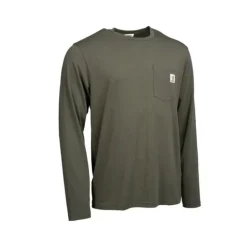 T-shirt Manche Longue Nash Make it Carp Logo Sleeve Green