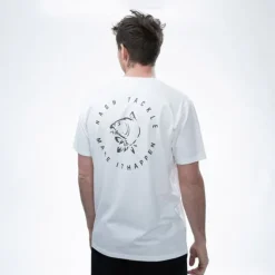 T-shirt Nash Make it Carp Logo Ecru