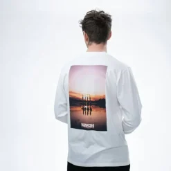 T-shirt Nash Make it Sunset Long Sleeve Ecru