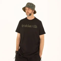 T-shirt Trakker CR Logo Black Camo