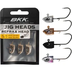 Tête Plombée BKK Refrax Jig 7g taille #1/0 (x3)