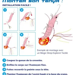 Tête plombée explorer tackle magic tenya deep moule