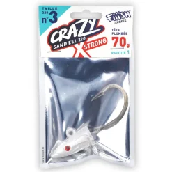 Tête plombée fiiish crazy sand eel 220 x-strong 70g