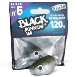 Tête plombee fiiish pour black minnow 90 extra deep 20g (2 par pochette)