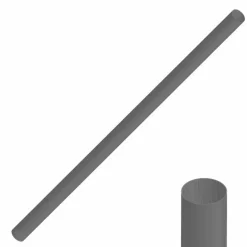 Tube Rive 60mm L192cm Fume